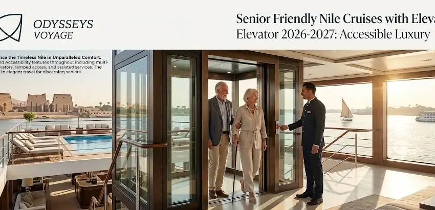 Senior Friendly Nile Cruises with Elevator 2026-2027: Accessible Luxury