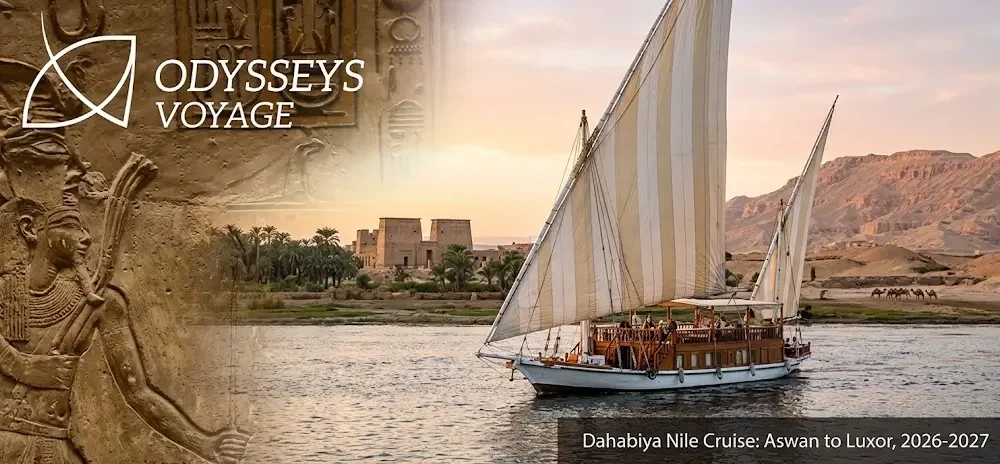 Dahabiya Cruise from Aswan to Luxor 2026-2027