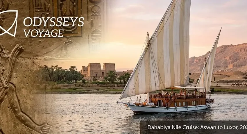 Dahabiya Cruise from Aswan to Luxor 2026-2027