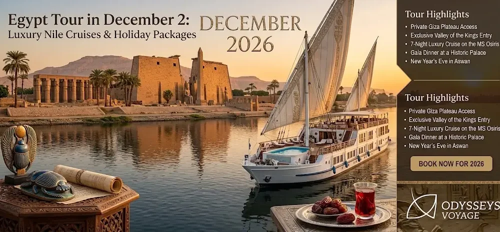 Egypt Tour in December 2026: Luxury Nile Cruises & Holiday Packages