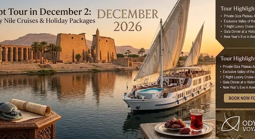 Egypt Tour in December 2026: Luxury Nile Cruises & Holiday Packages