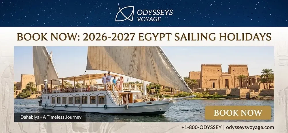 Dahabiya Sailing Holiday Booking Egypt 2026-2027
