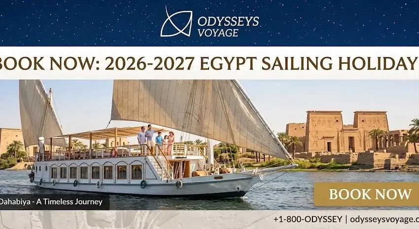 Dahabiya Sailing Holiday Booking Egypt 2026-2027