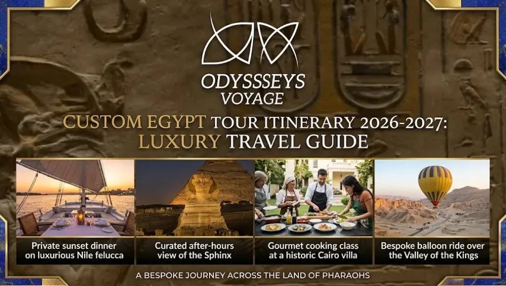 Custom Egypt Tour Itinerary 2026-2027: Luxury Travel Guide