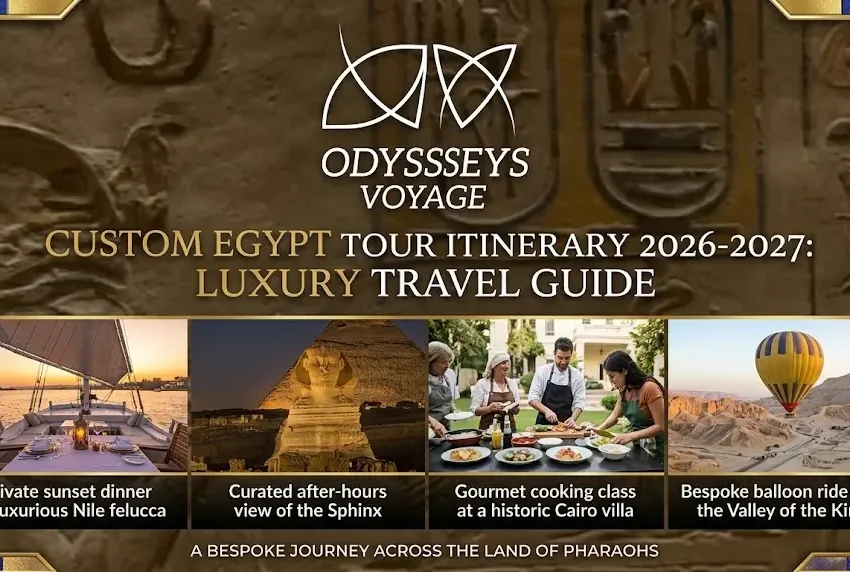 Custom Egypt Tour Itinerary 2026-2027: Luxury Travel Guide