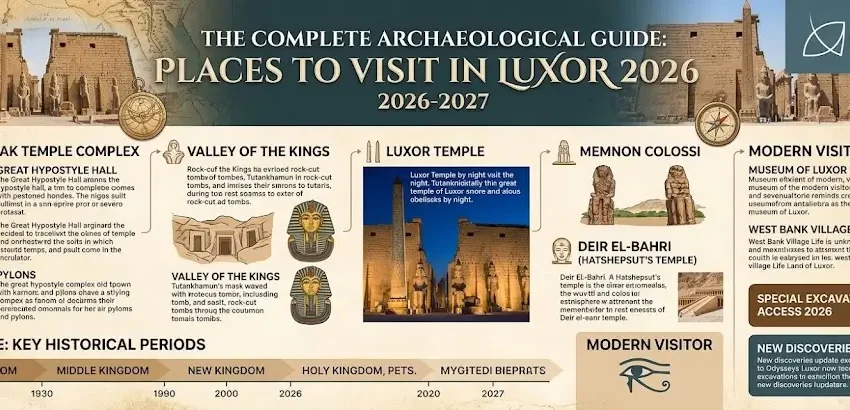 Places to visit in Luxor 2026- 2027: The Complete Archaeological Guide