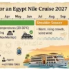 Best Month for an Egypt Nile Cruise 2027: Complete Seasonal Guide & Booking