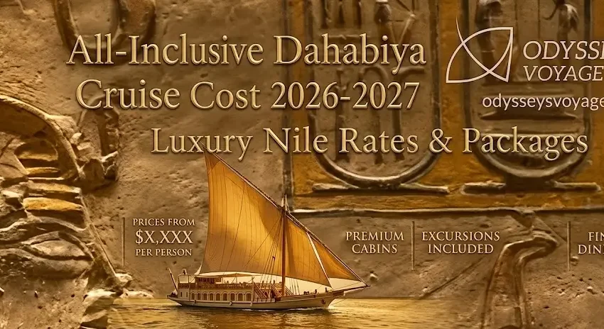 All-Inclusive Dahabiya Cruise Cost 2026-2027: Luxury Nile Rates & Packages