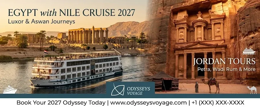 Egypt with Nile Cruise 2027 & Jordan Tours