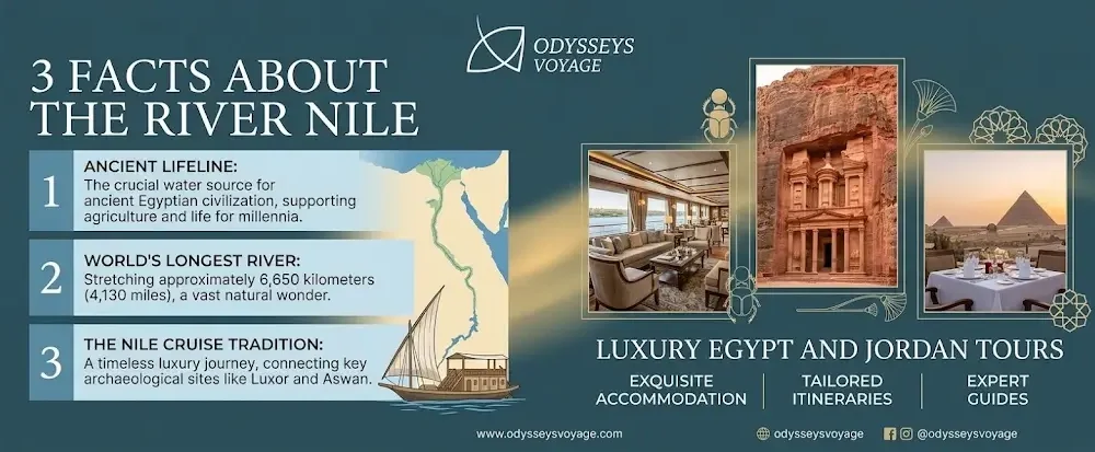 3 Facts About the River Nile & Luxury Egypt and Jordan Tours