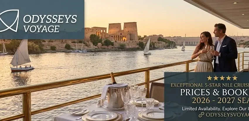 5 Star Nile Cruise Egypt Prices 2026-2027