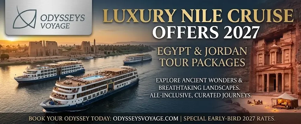 Luxury Nile Cruise Offers 2027: Egypt & Jordan Tour Packages