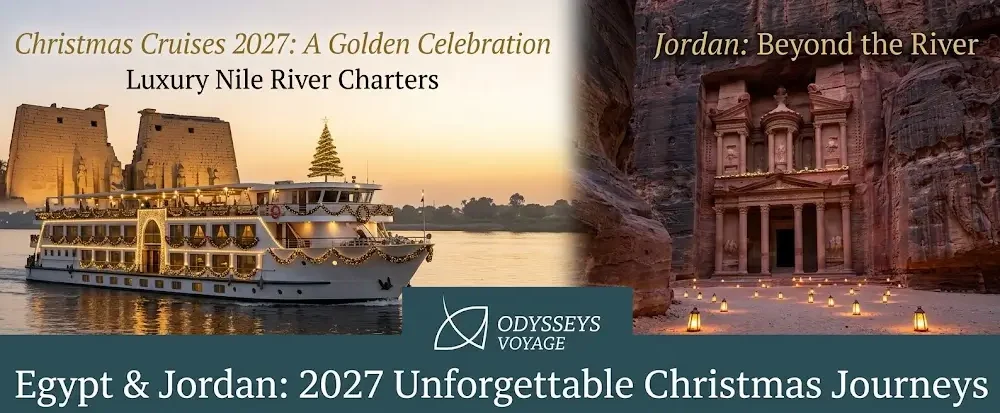 Christmas Cruises 2027: Luxury Egypt & Jordan Nile River Charters